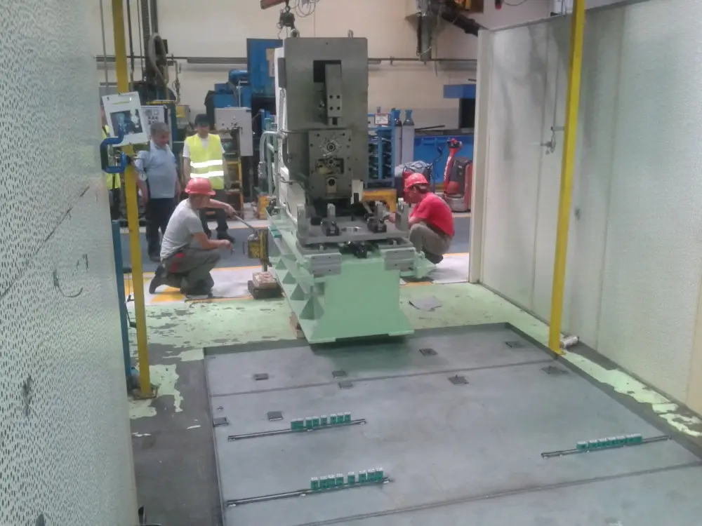 Mise en place sur site